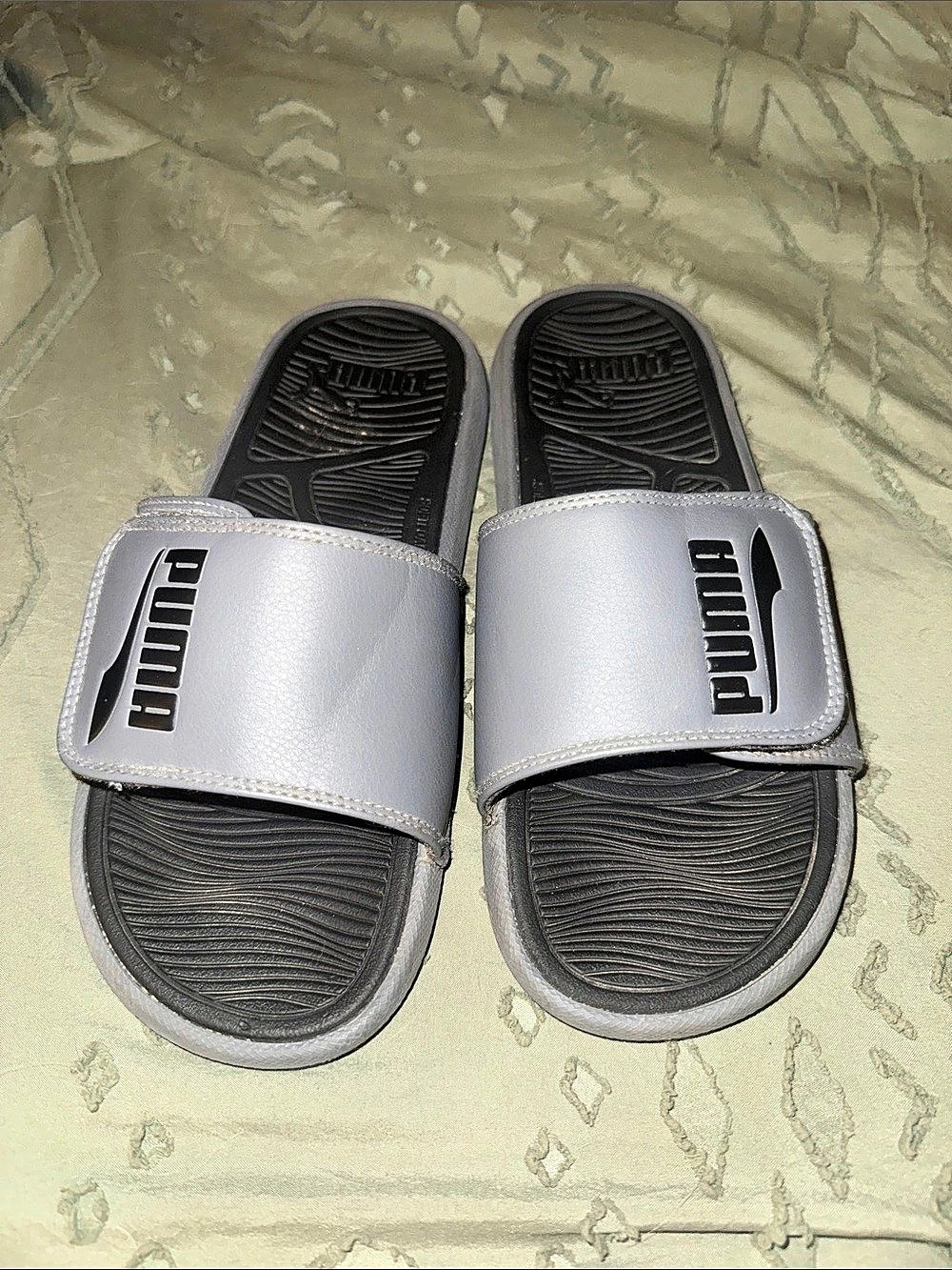 Puma Men’s Leadcat 2.0 V Slides Gray Sandals